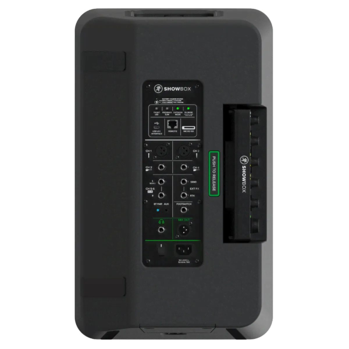 Mackie ShowBox Автономная АС, 400 Вт, 8, FX, USB, Bluetooth-2