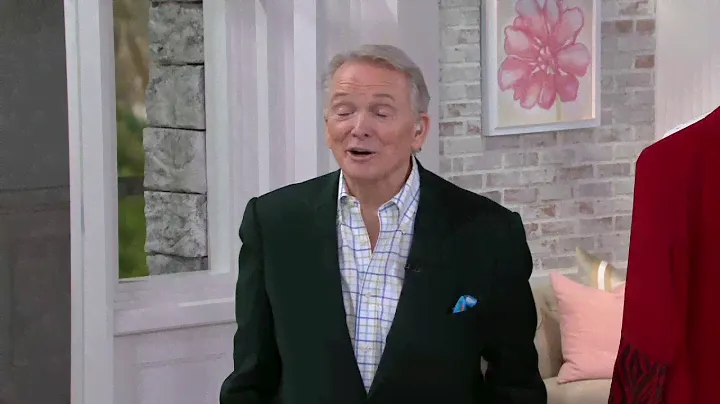 Bob Mackie's Button Front Moleskin Jacket with Sequin Cuff Detail on QVC