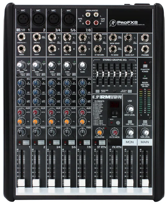 Mackie ProFX8 микшерный пульт-0