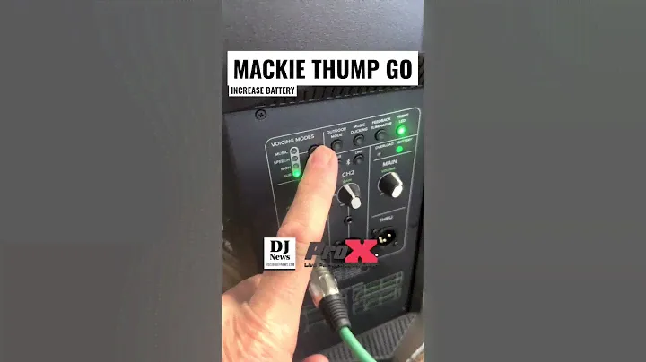 How To Extend The Battery Life On The Mackie Thumb Go Portable DJ Speaker