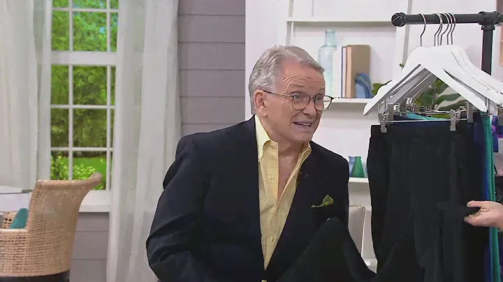 Bob Mackie Wide-Leg Knit Pants with Pockets on QVC