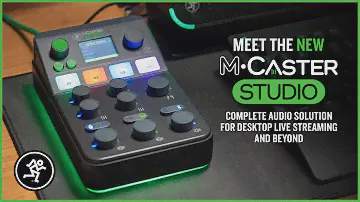 Mackie M•Caster Studio - Desktop Live Streaming Mixer