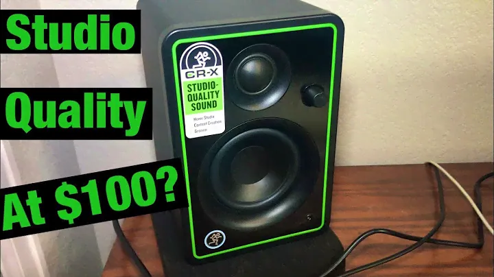 Studio quality at an affordable price for your home studio! The Mackie CR-3X Studio Monitors