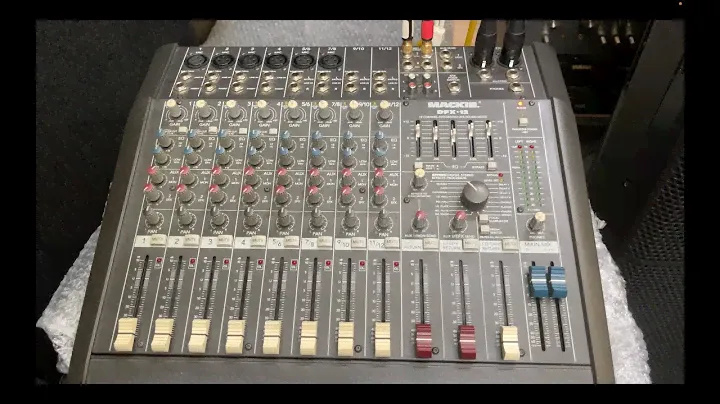 Khui Thùng Xốp Bàn Mixer Mackie DFX Ship Ebay Nhật Tại Sang Audio