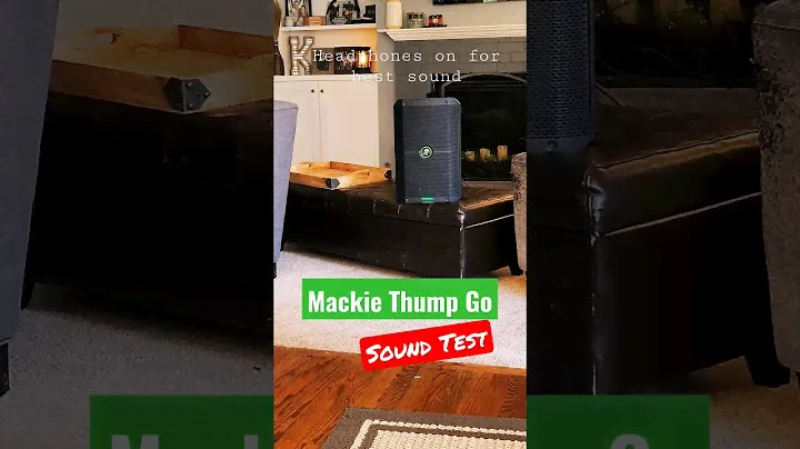 Mackie Thump Go Sound Test Portable PA DJ Speaker #mackiethumpgo #mackie #djequipment #speakers