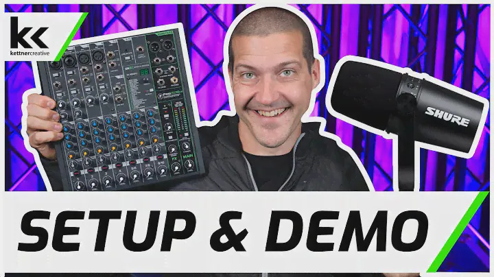 Shure MV7 & Mackie ProFX10v3 | Setup & Demo