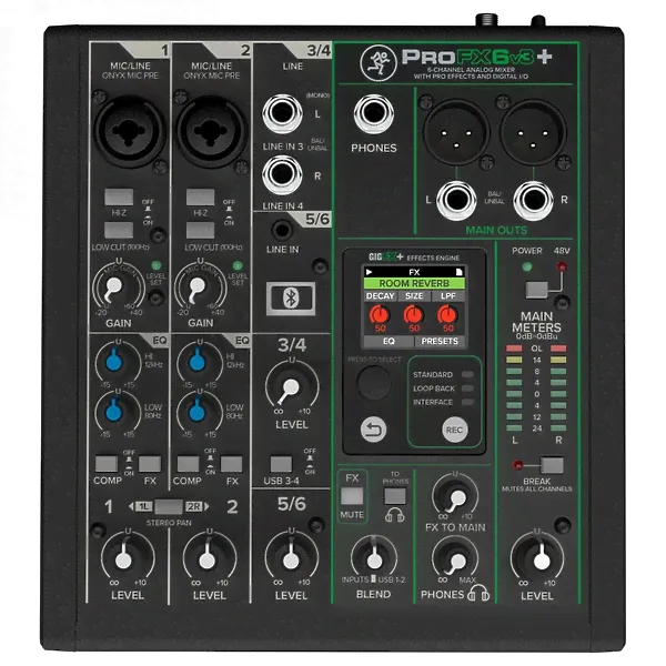 Микшер Mackie ProFX6v3+ (plus)-0