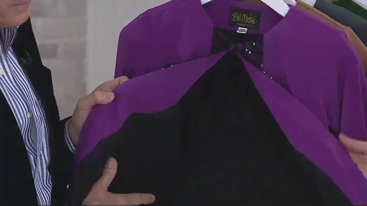 Bob Mackie's Bracelet Sleeve Open Front Jacket with Sequin Trim on QVC