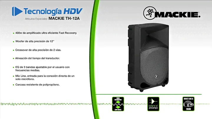 Corneta activa Mackie TH12 Review y características