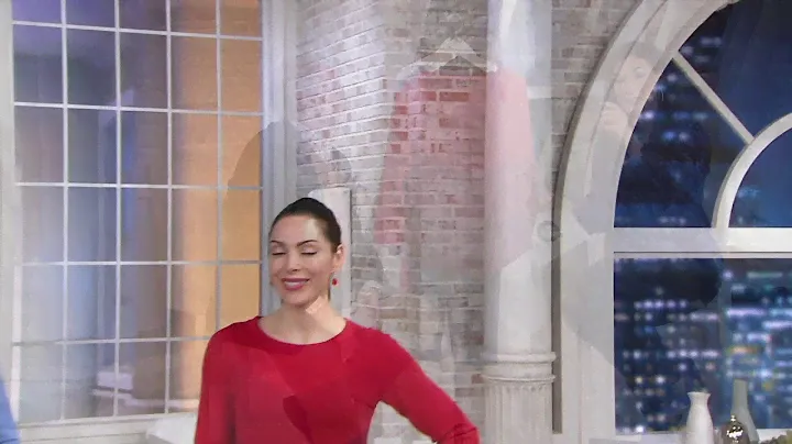 Bob Mackie Chevron Intarsia Sweater on QVC