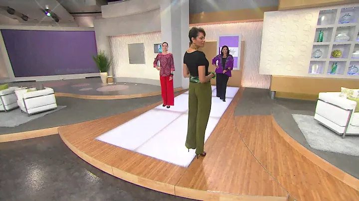 Bob Mackie's Wide Leg Regular Length Knit Pants